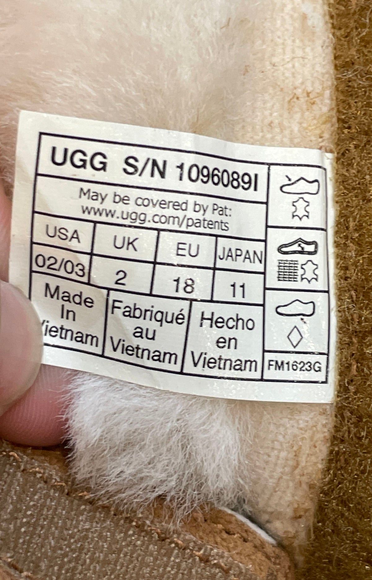 UGG Jesse II Chestnut Suede Infant Toddler Booties Size 2/3