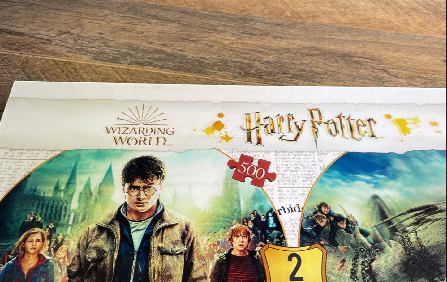 New Sealed Wizarding World Harry Potter Prime 3D 2-Pack 500-Piece Puzzles