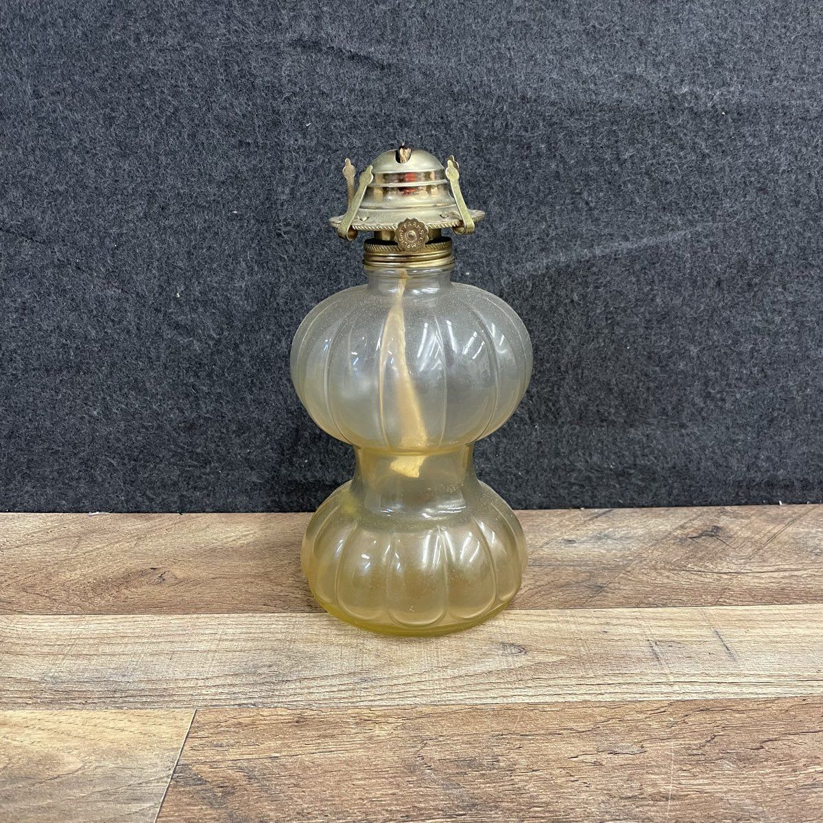 Vintage Style Glass Oil Lamp