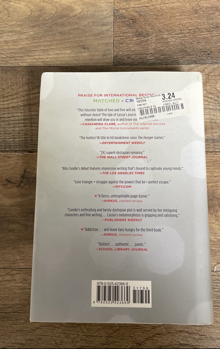 Ally Condie Matched Complete Trilogy 3 Book Lot Crossed Reached Young Adult YA