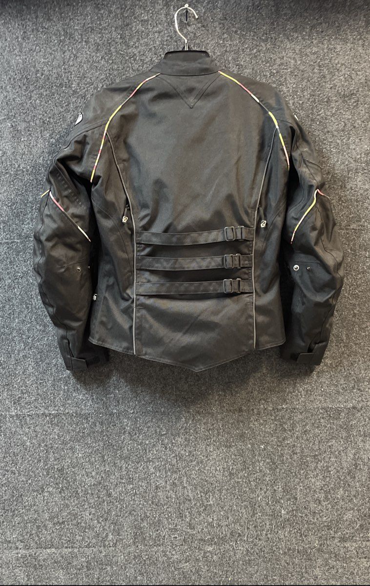 Joe Rocket Women's Motorcycle Jacket Black Pink Trim Adjustable Straps Sz S