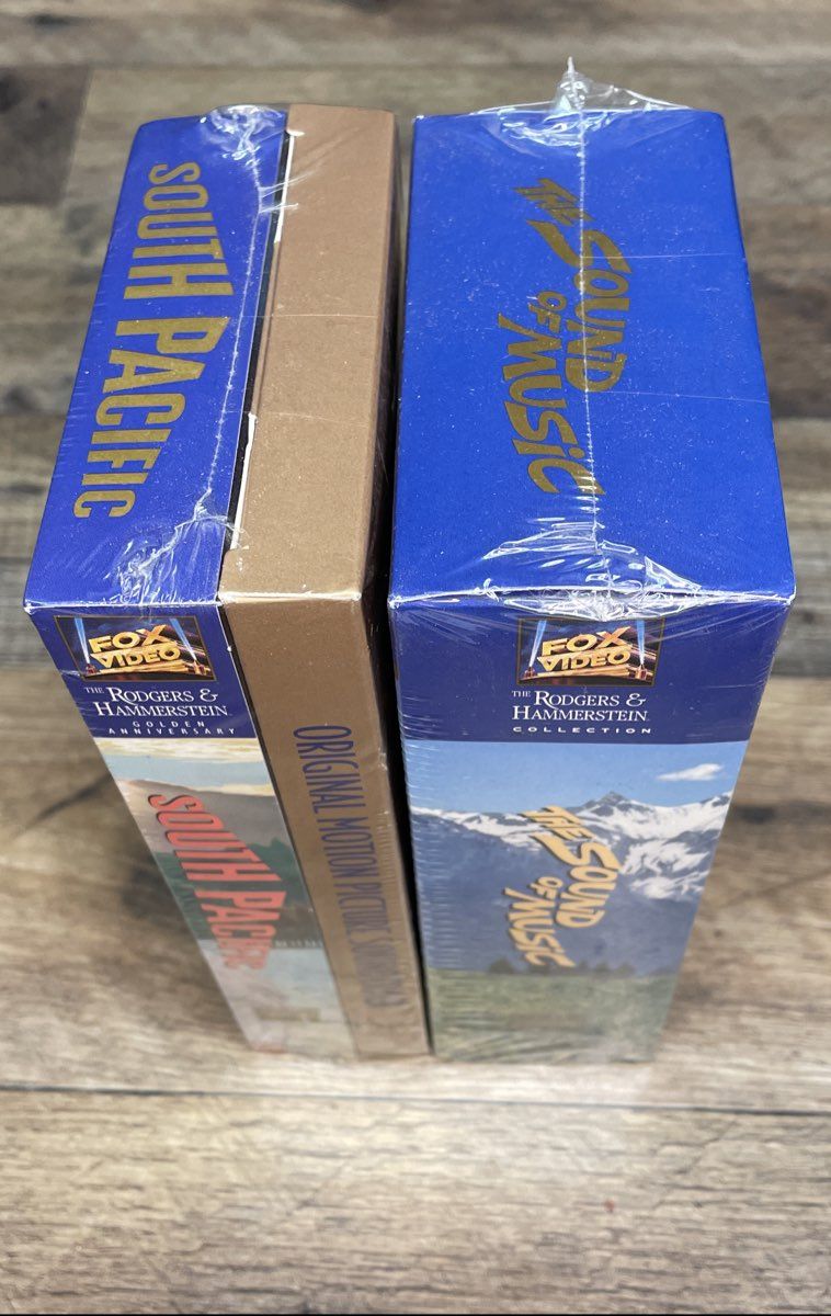 Vintage Rodgers & Hammerstein South Pacific The Sound of Music VHS Lot Sealed