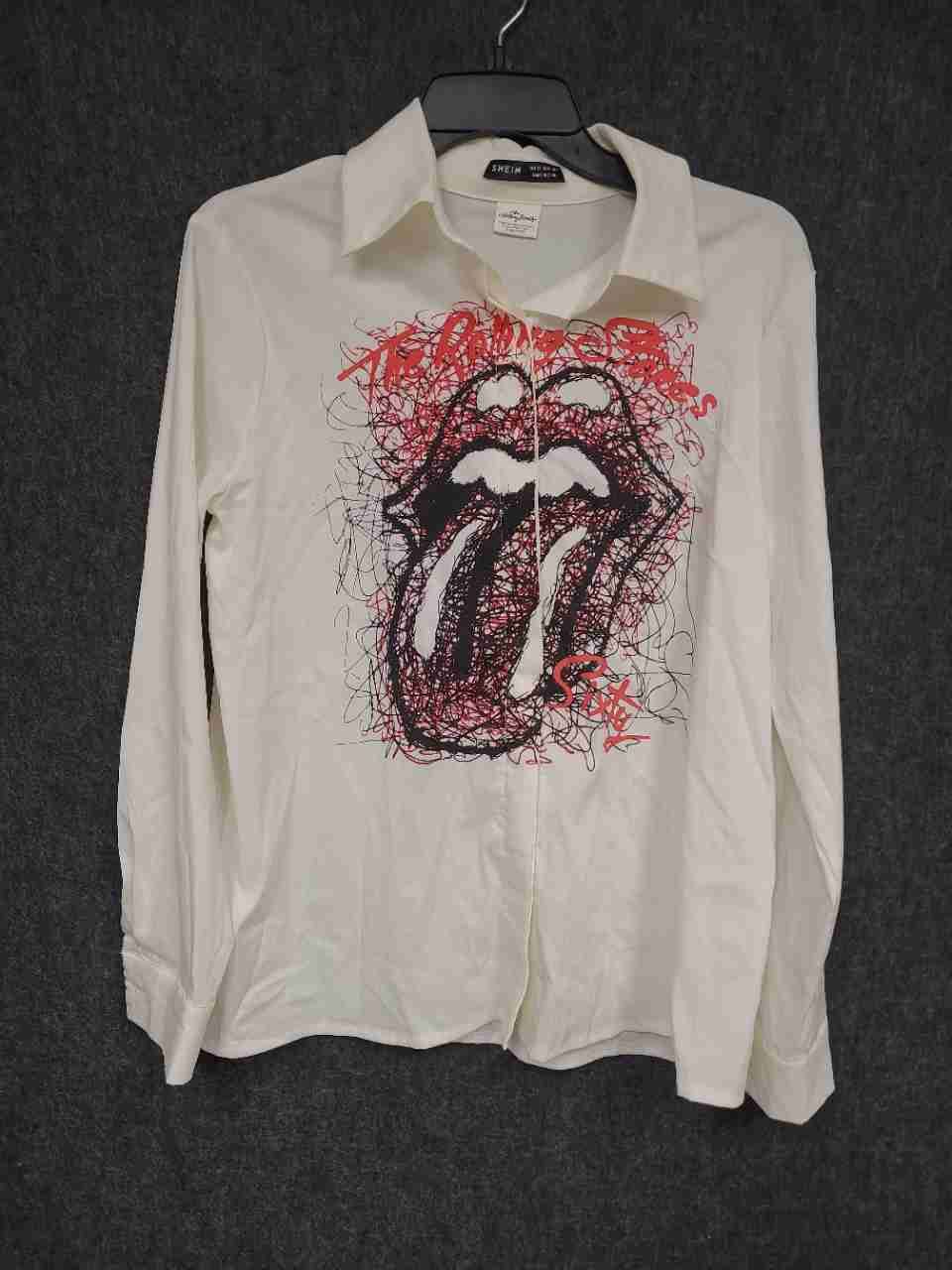 The Rolling Stones Sixty Anniversary Button Up Shirt Bravado Sz XS