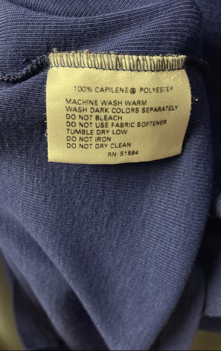 Patagonia Women's 1/4 Zip Base Layer Top Blue Vintage 90s Capilene USA Sz XS