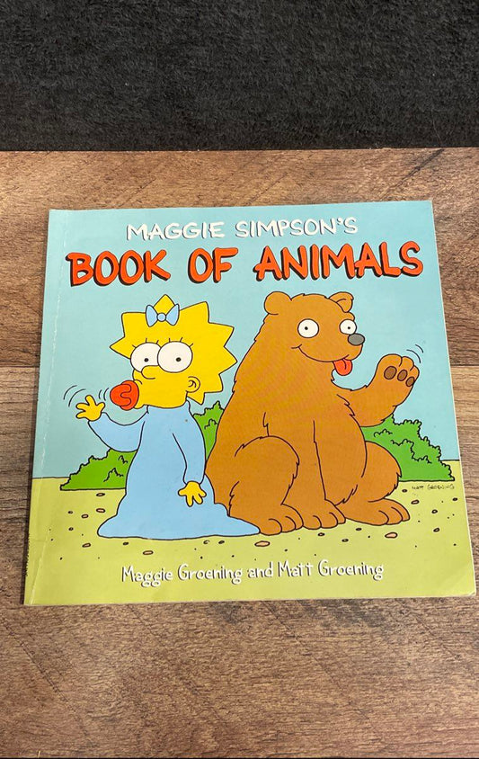 Vintage 90s First Edition Matt Groening Maggie Simpson's Book of Animals