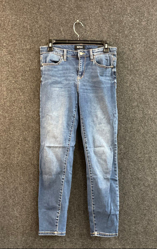 Buffalo David Bitton Women's Avalon Ankle Skinny Jeans Mid-Rise Blue Sz 6/28