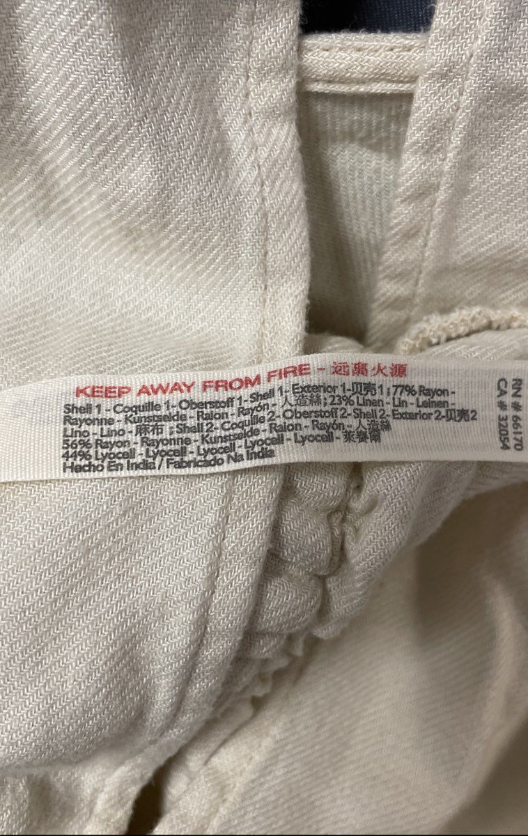 Free People Women's Skyline Jumpsuit Beige Linen Blend Puff Sleeve Pleated Sz XS