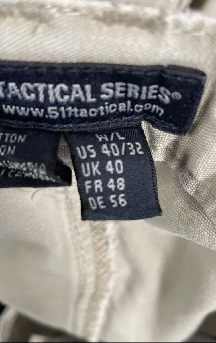 5.11 Tactical Men's Khaki Cotton Canvas Cargo Pants Style 74251 Sz 40x32