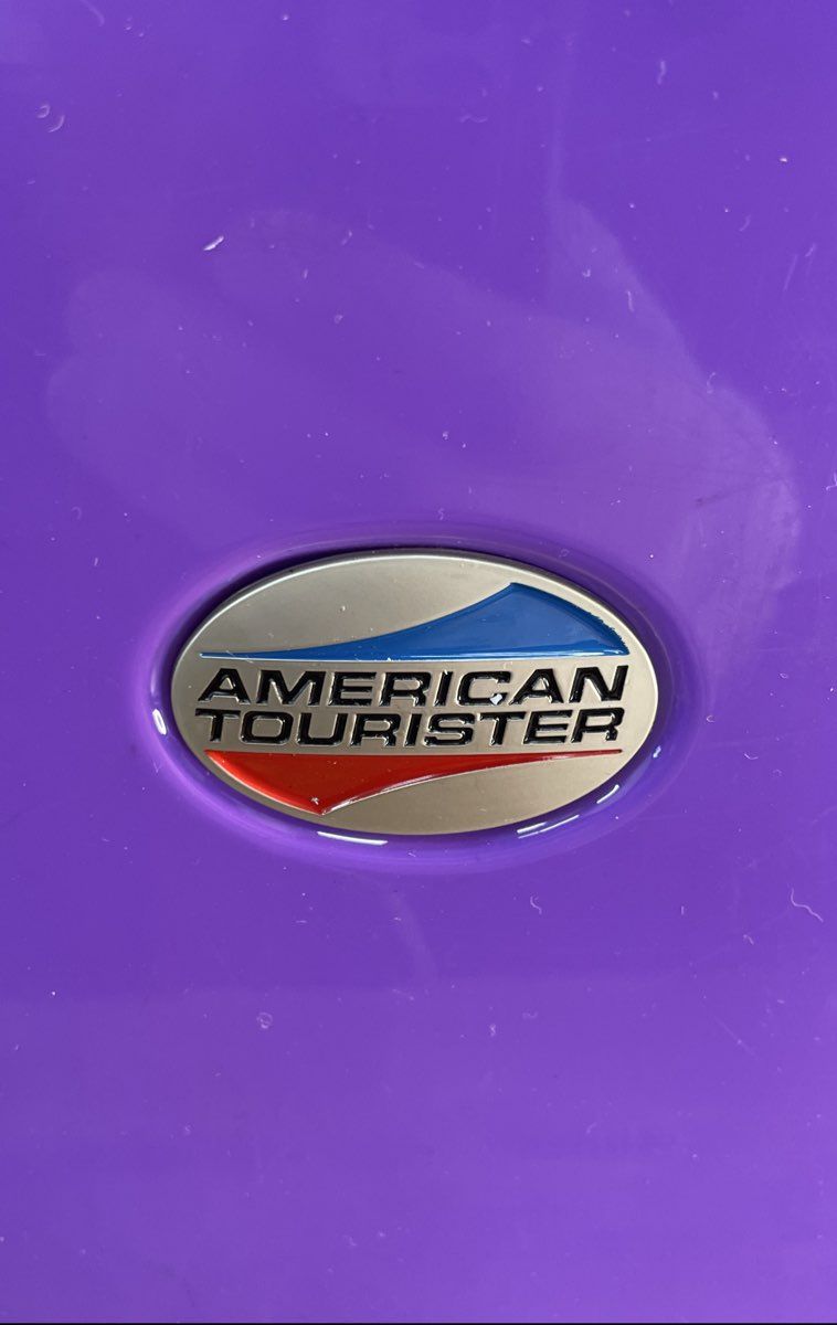 American Tourister Purple Disney Princess Hardside Upright Luggage Suitcase