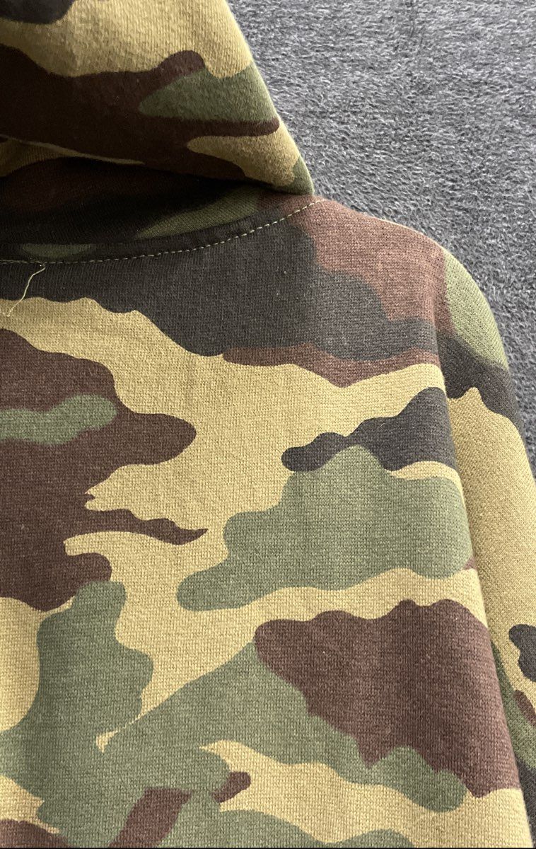 Active Force by Omni Men's Woodland Camo Full Zip Thermal Lined Hoodie Sz XL