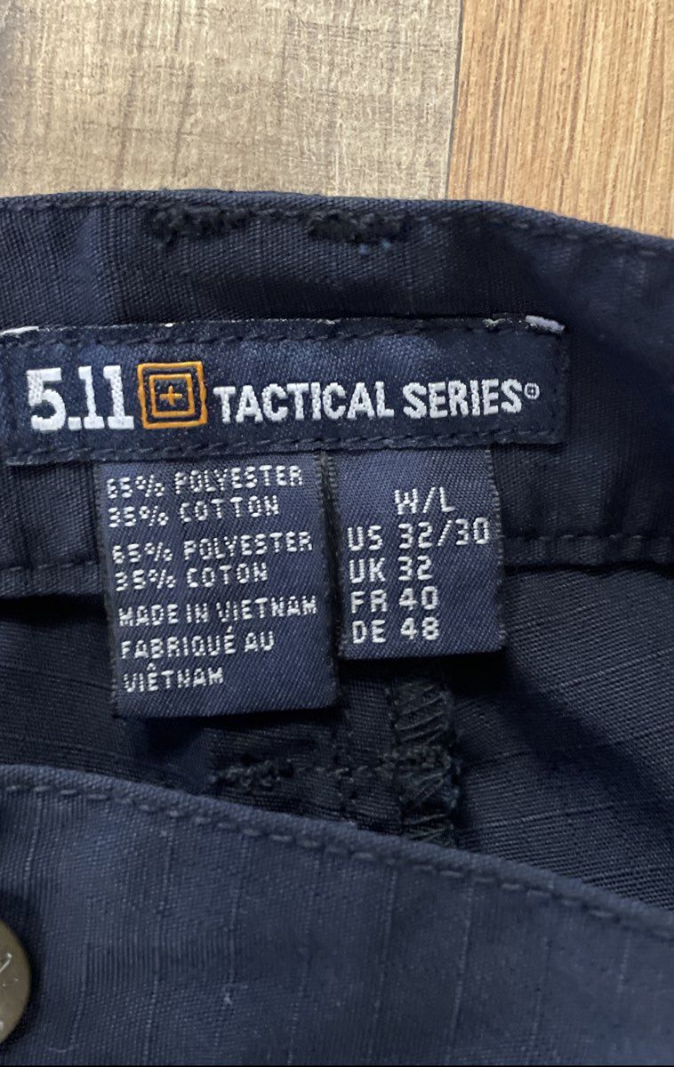 5.11 Tactical Men's Dark Blue Ripstop Cargo Utility Trousers Pants Sz 32x30