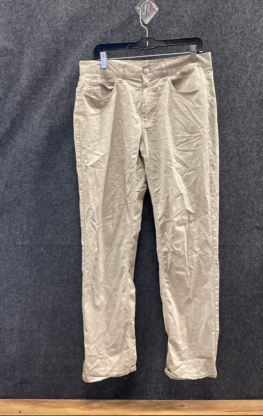 Michael Kors Women's Grey Cotton Blend Straight Leg 5-Pocket Pants Size 32