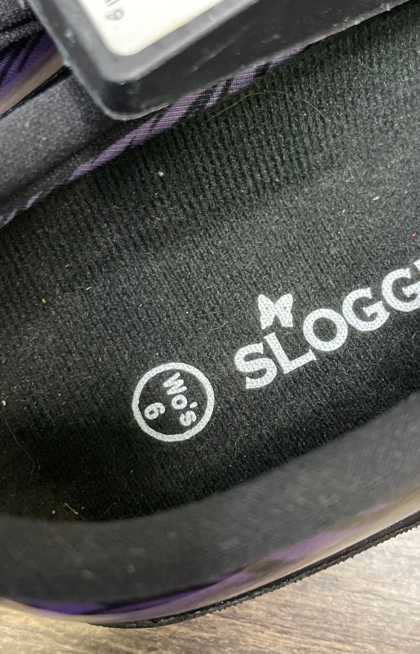 Sloggers Garden Outfitters Floral Purple Women's Clog Shoes Size 6