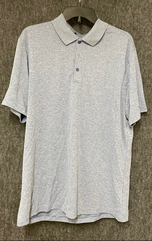 Adidas Men's Primegreen Polo Shirt Light Blue Heathered Performance Sz XL