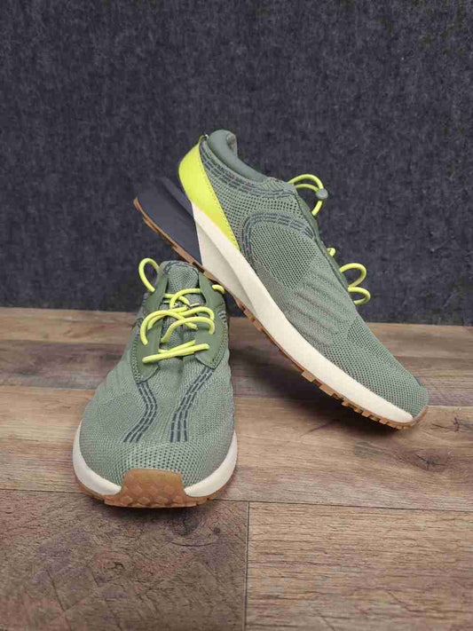 L.L. Bean Comfort Knit Trail Shoes Sage Green Neon Sneakers Women's Size 7.5