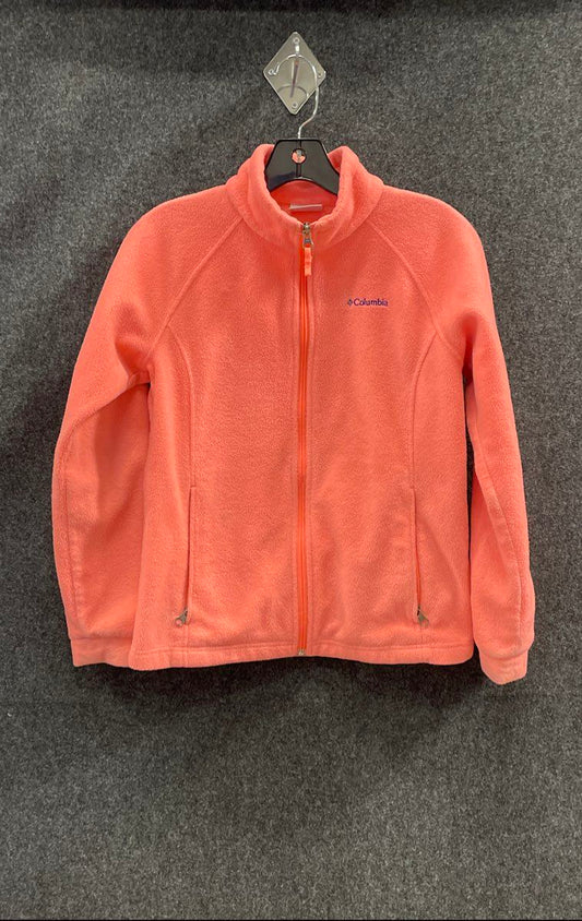 Columbia Women's Benton Springs Full Zip Fleece Jacket Salmon L