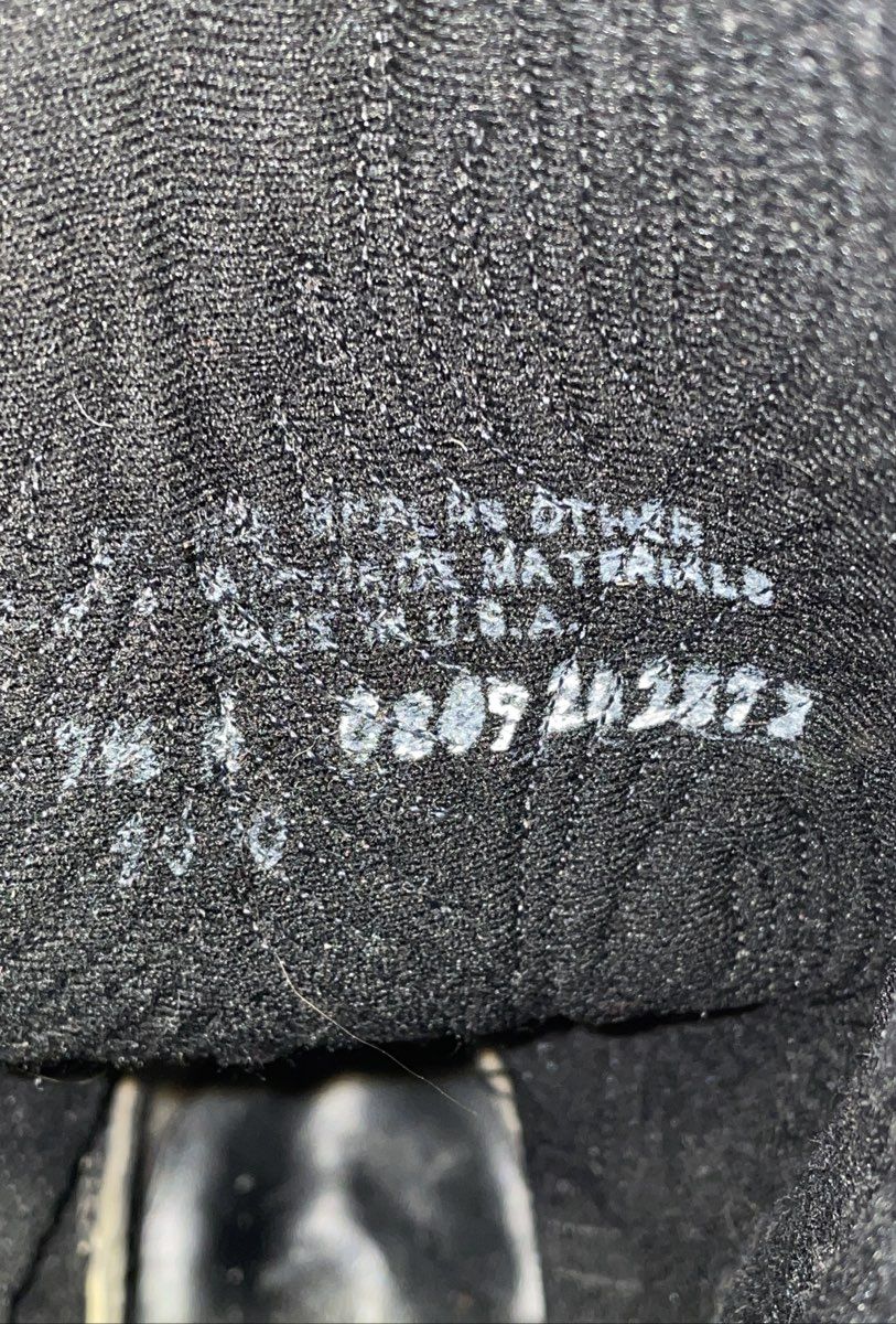 Vintage USA Made Black Faux Leather Western Cowboy Boots Men's Size 7.5 D