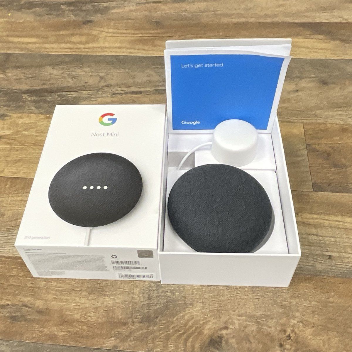 Google Nest Mini 2nd Generation Smart Speaker Charcoal H2C