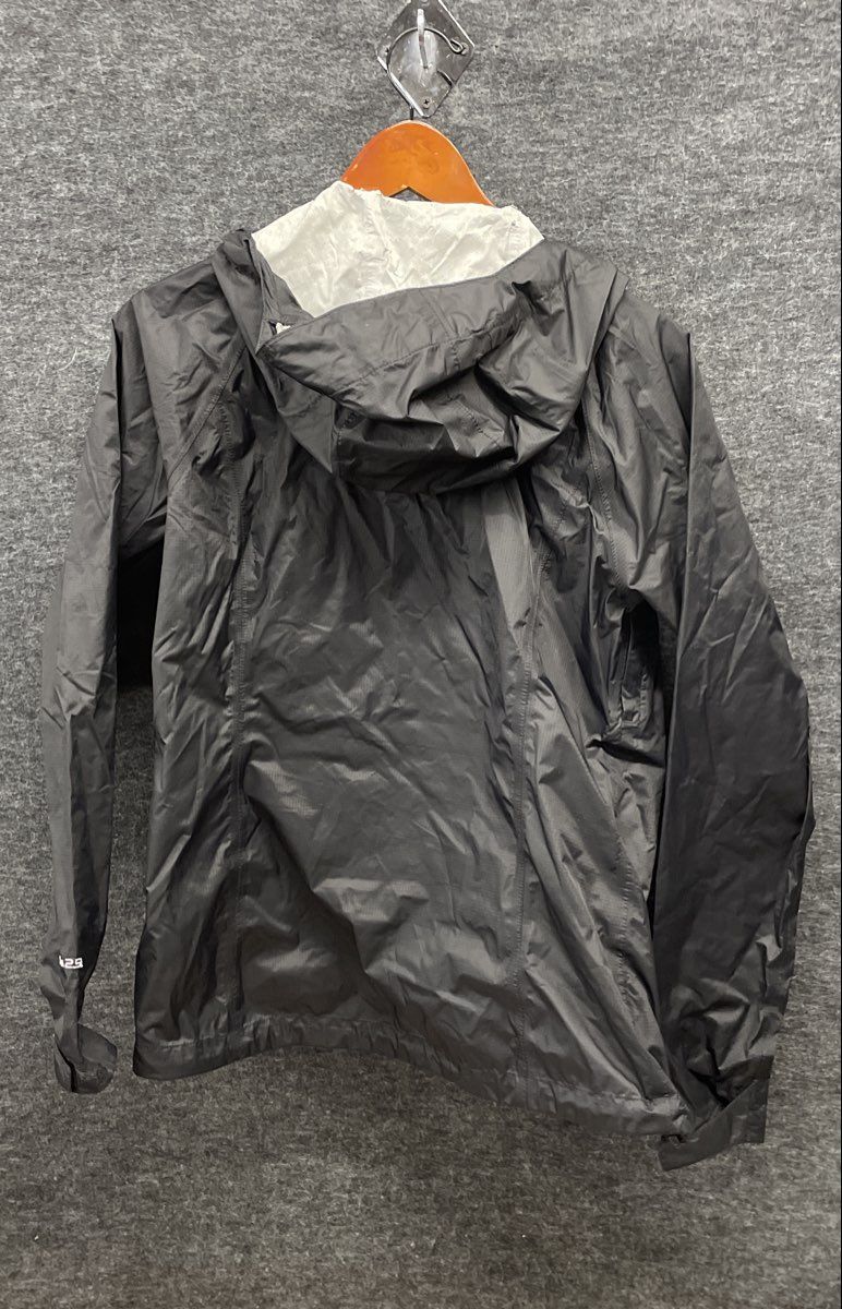 The North Face Women's Black 2.5L Hooded Rain Jacket Windbreaker Sz S