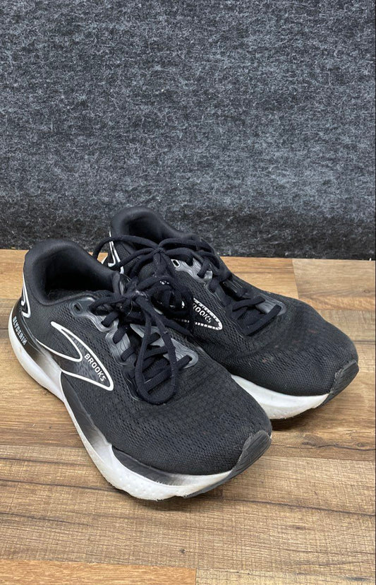 Brooks Glycerin 21 Black White Women's Running Shoes Wide D Size 8.5