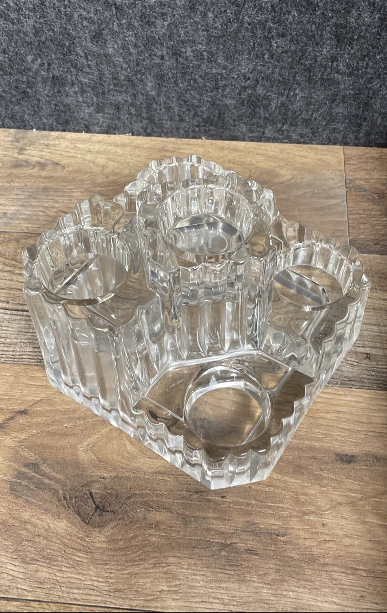 NIB PartyLite Crystal Castle Candle Holder