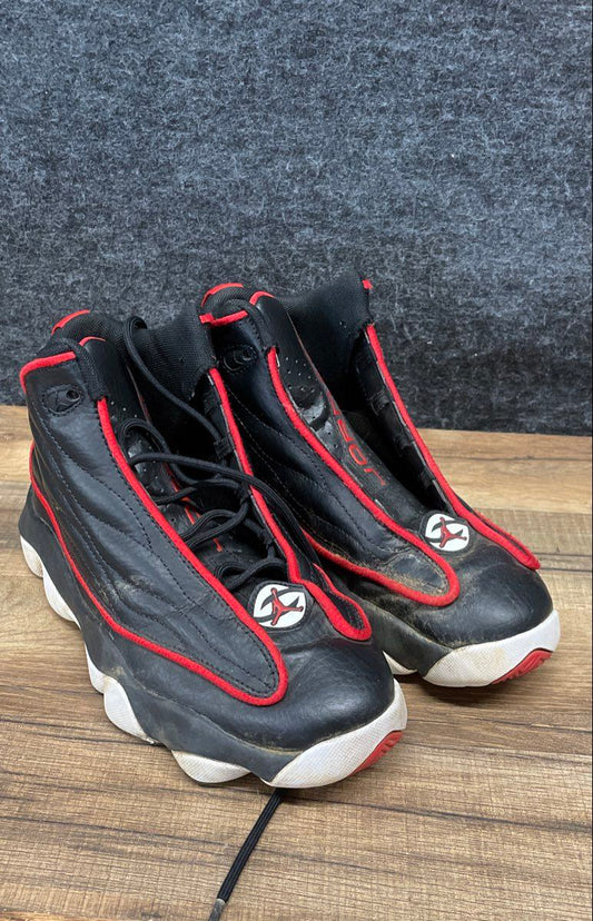 Jordan Pro Strong Black University Red GS Sneakers Size 6Y
