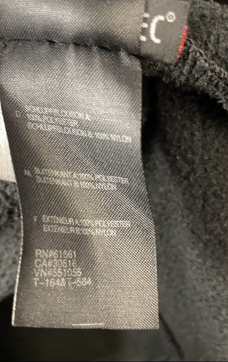 The North Face Women's Black Denali Fleece Full Zip Jacket Size XL