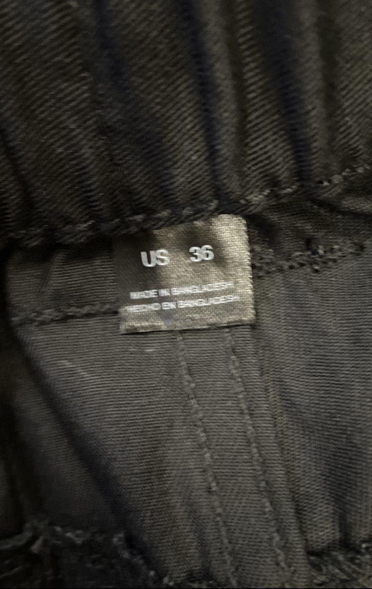 PowerFix Men's Black Multi Pocket Cargo Work Pants Cordura Twill Sz 36 NWT