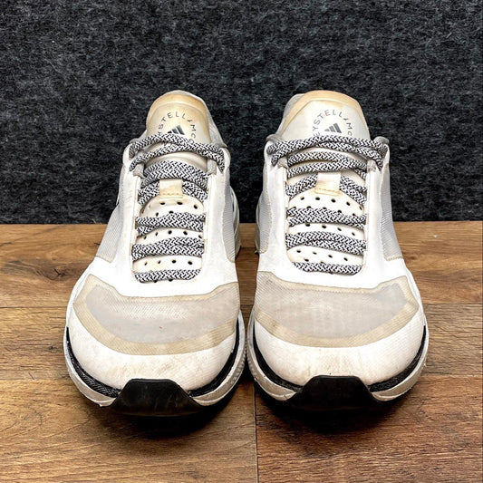 adidas by Stella McCartney Earthlight White Black Women's Running Shoes Size 8.5