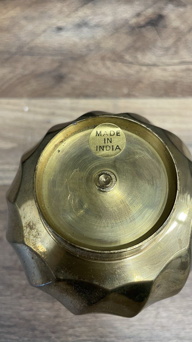 Vintage Style Brass Vase