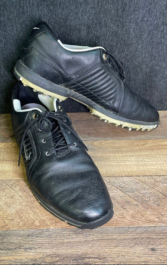 Nike Zoom Trophy Black Leather Spiked Golf Shoes Men's Size 13
