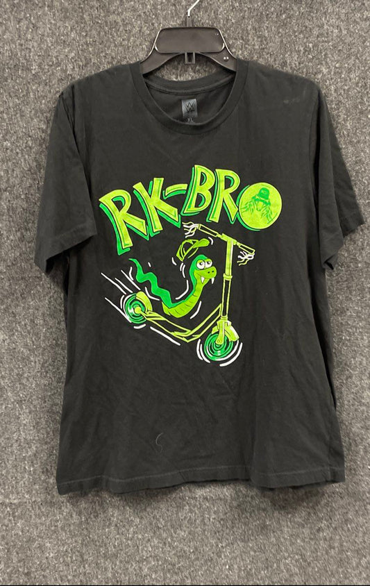 WWE Men's RK-Bro Randy Orton Riddle Black Scooter Snake T-Shirt Size XL