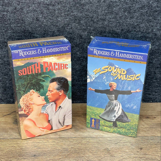 Vintage Rodgers & Hammerstein South Pacific The Sound of Music VHS Lot Sealed