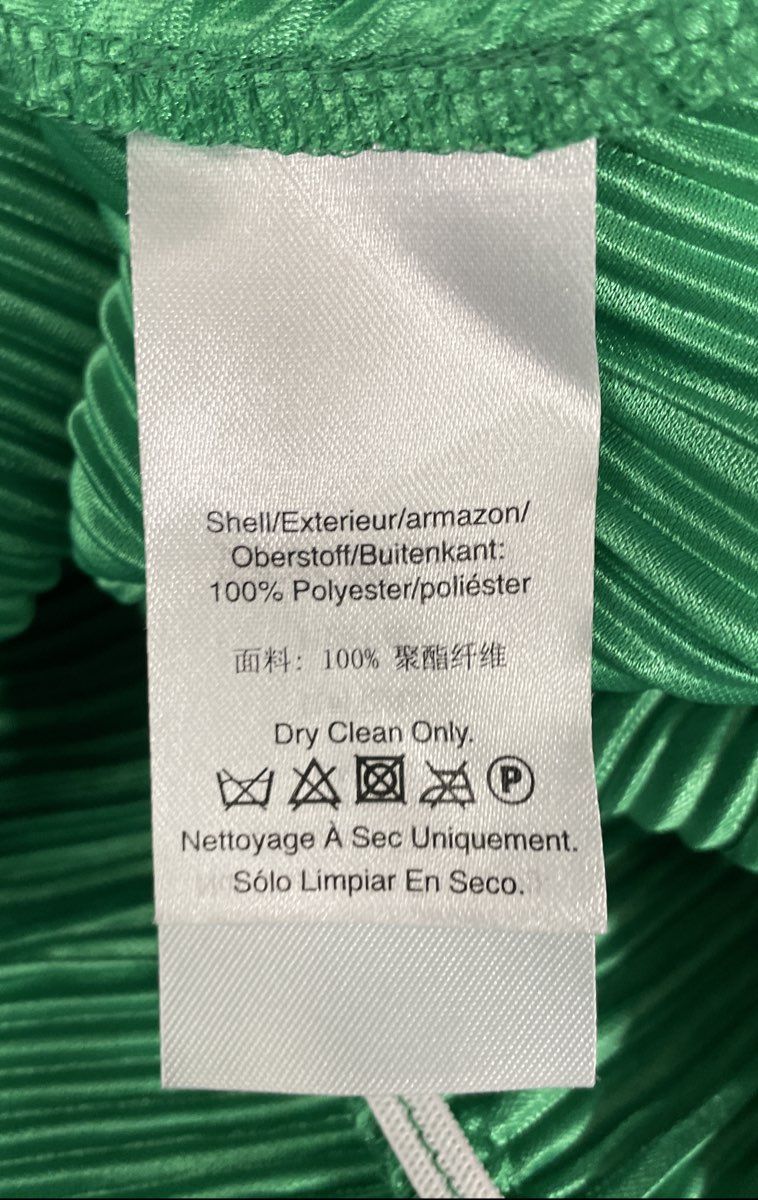 DKNY Women's Green Pleated Ruched Short Sleeve Belted Knee Length Dress Sz 8