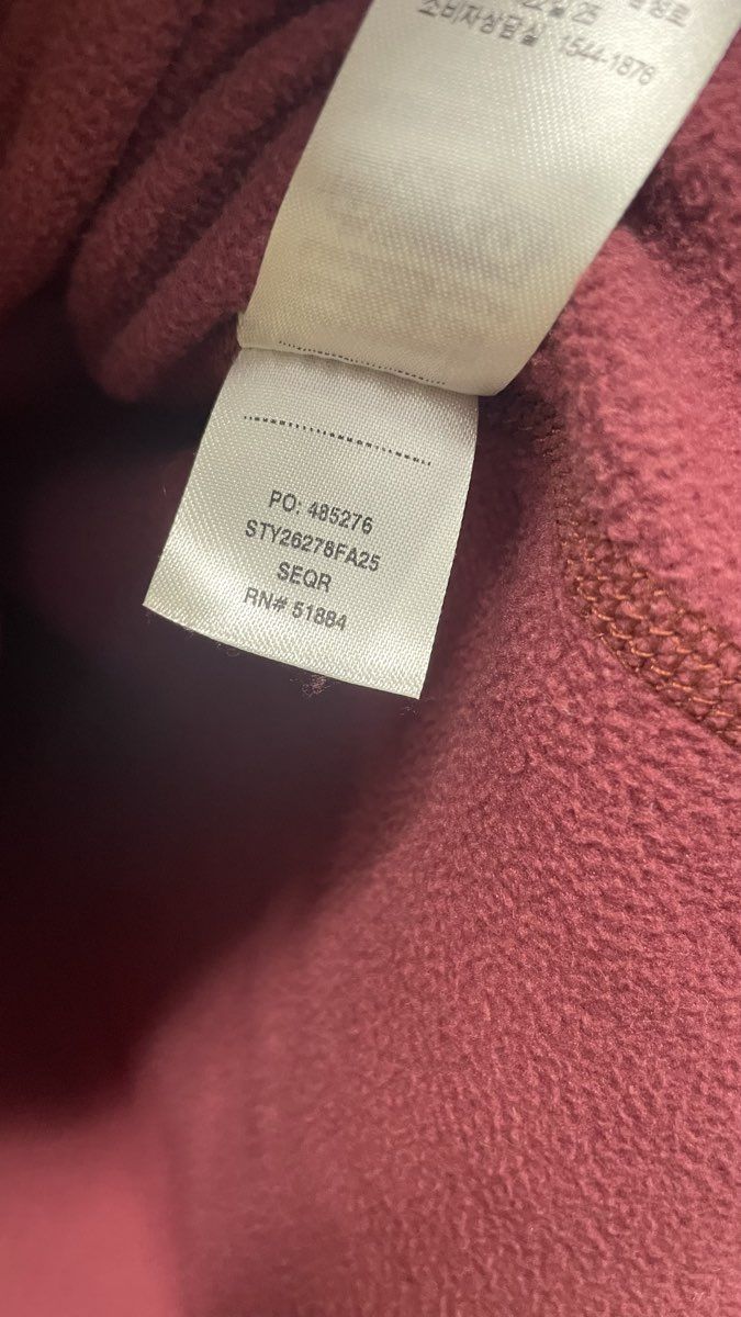 Patagonia Women's Micro D 1/4 Zip Pullover Dark Pink Fleece Sz S