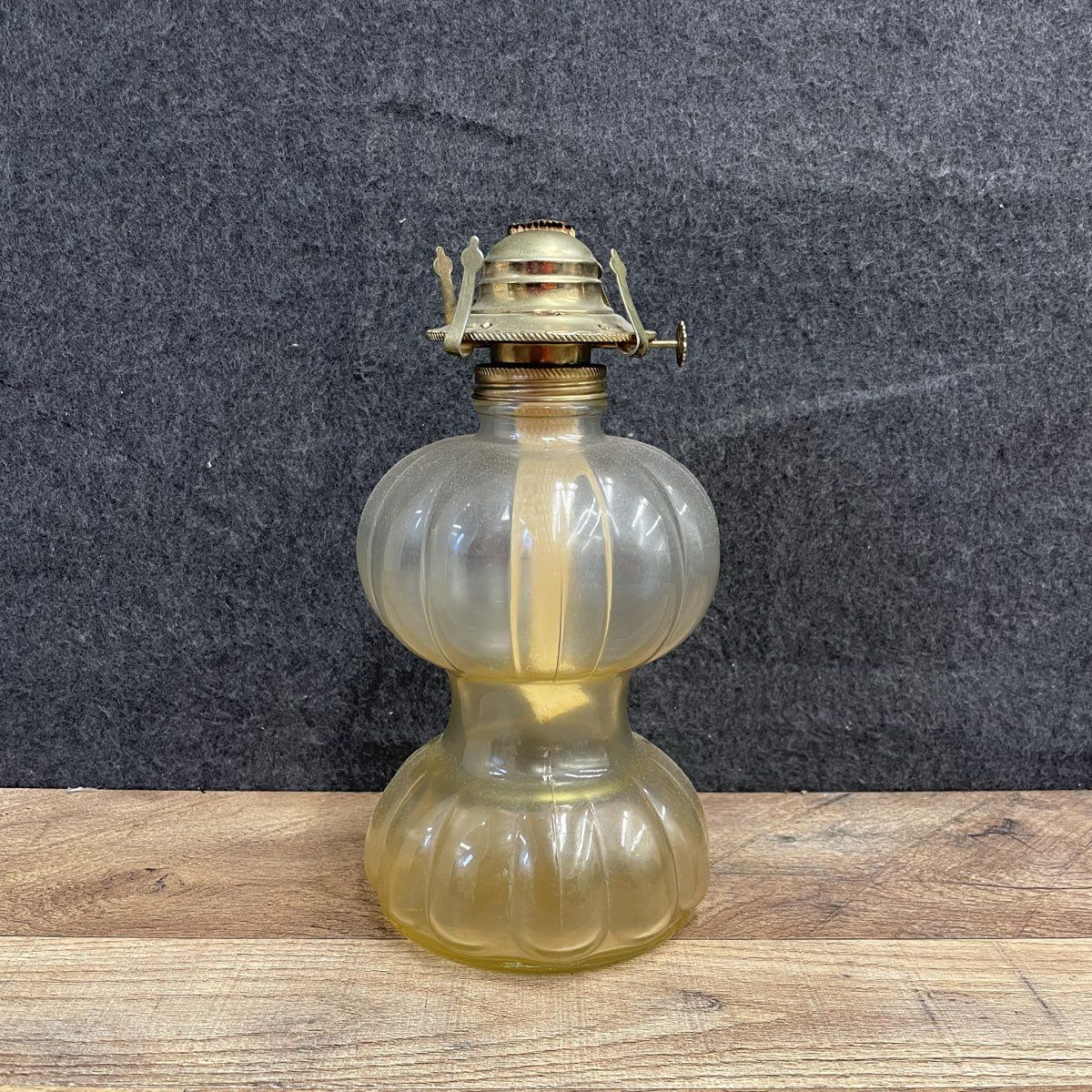 Vintage Style Glass Oil Lamp