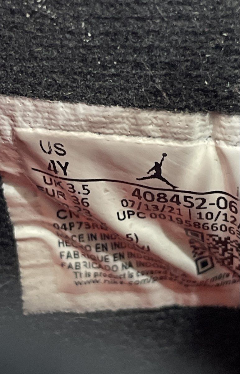 Nike Air Jordan 4 Retro GS Infrared Dark Grey Youth Basketball Shoes Size 4Y