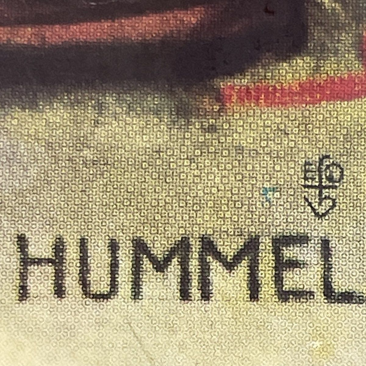 Vintage-style Signed Hummel Wooden Print