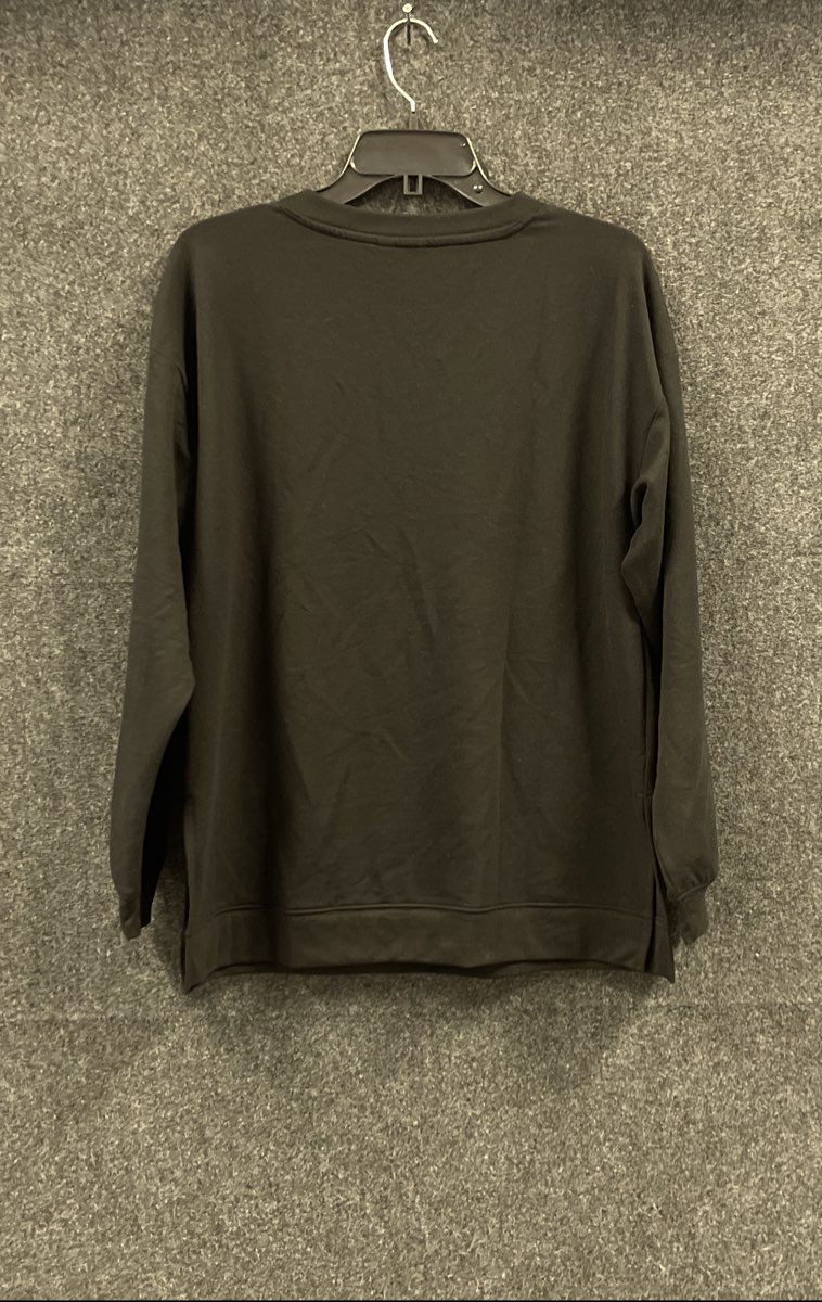 GAP Women's Black V-Neck Sweatshirt Long Sleeve Pullover Sz S NWT