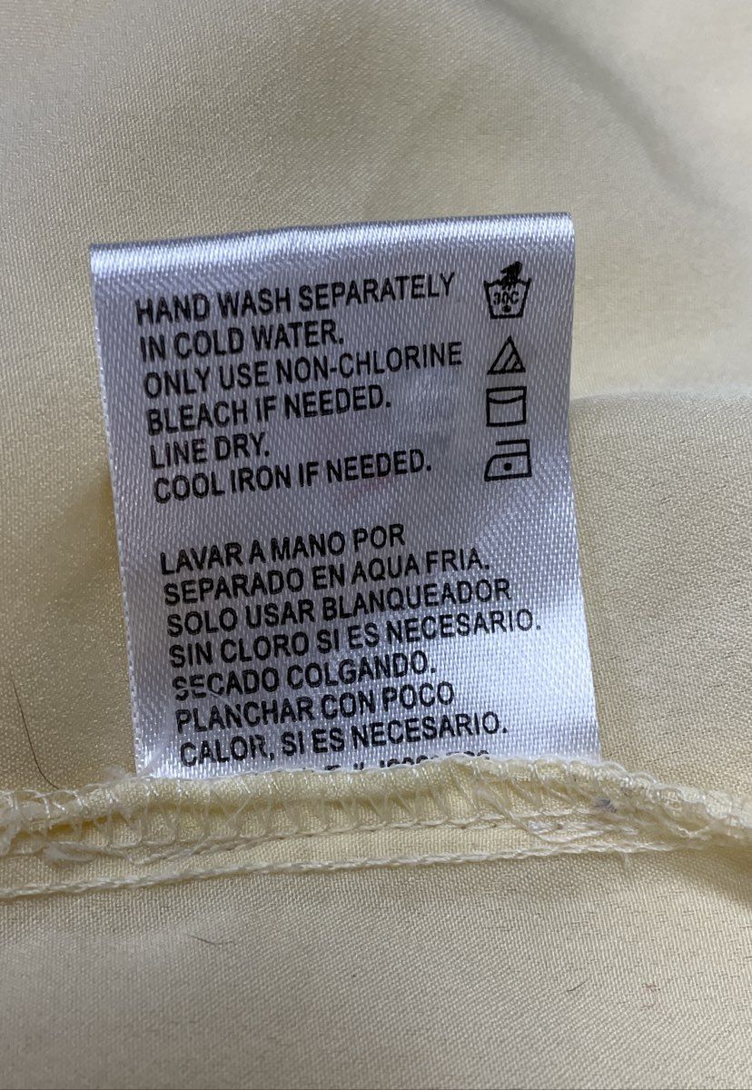 Patrons of Peace Women's Yellow Swiss Dot Smocked Puff Sleeve Maxi Dress Sz S
