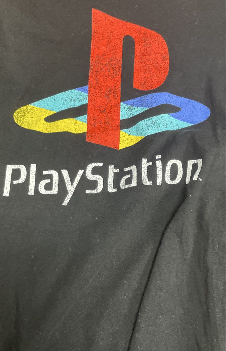 PlayStation Classic Logo Graphic T-Shirt Licensed 2021 Sz M