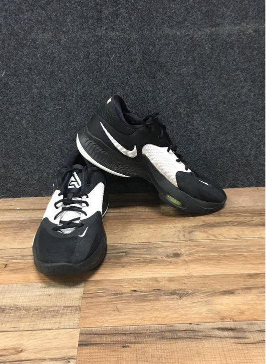 Nike Zoom Freak 4 Black White Basketball Shoes Men's Size 12