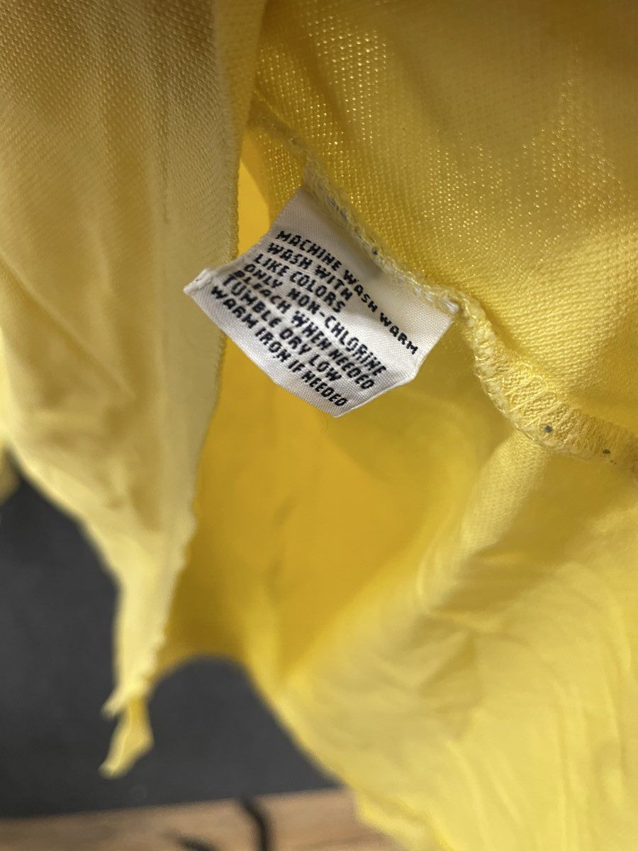 Polo Golf Ralph Lauren Men's Yellow Long Sleeve Pima Cotton Polo Shirt Size XL