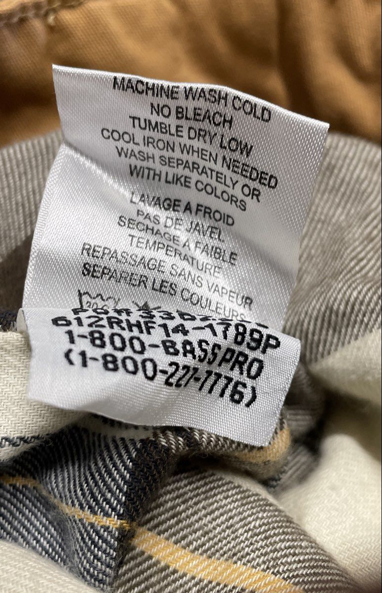 RedHead Men's Tan Flannel Lined Canvas Cargo Pants NWT 42x32