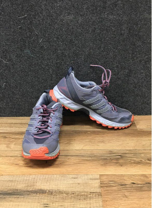 Adidas Kanadia 5 TR Grey Pink Orange Women's Trail Running Shoes Size 10