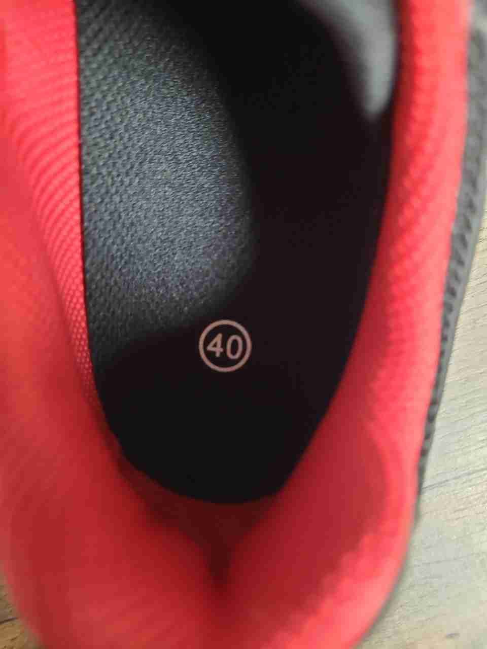 Peloton Cycling Shoes Black Red White Cleats Included Size EU 40