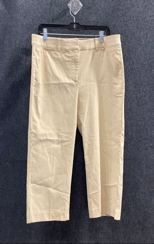 Lane Bryant Women's Khaki The Slim Capri Pants Size 16 NWT