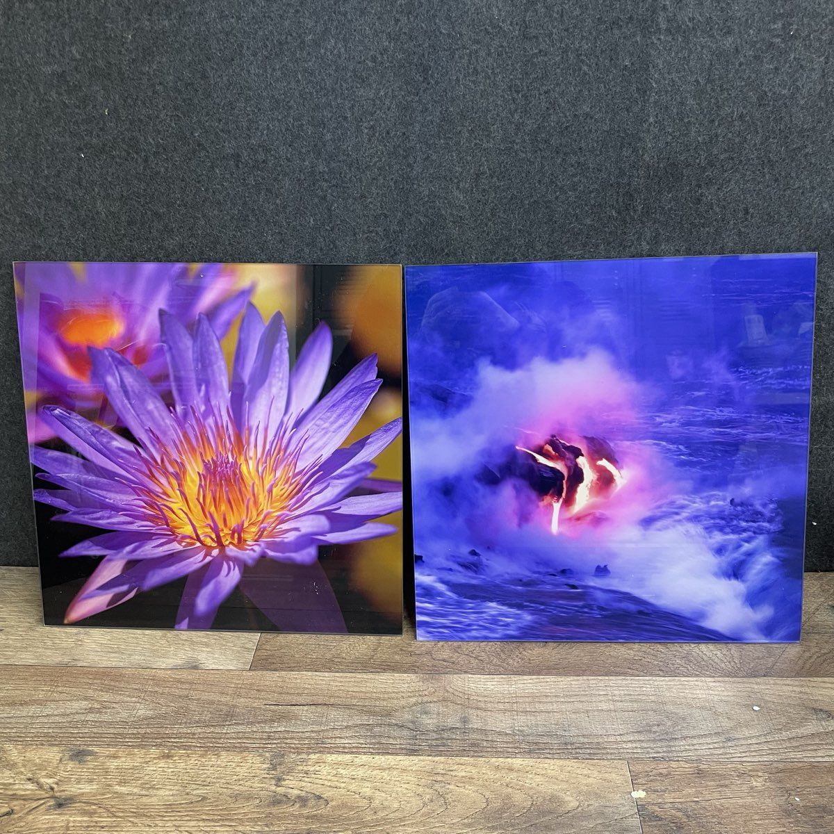 Lot of 2 Art Prints Signed Titled "Float INS" and "Morning at Vida"