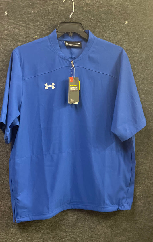 Under Armour Men's Blue UA Storm 1/4 Zip Short Sleeve Pullover Shirt LG NWT