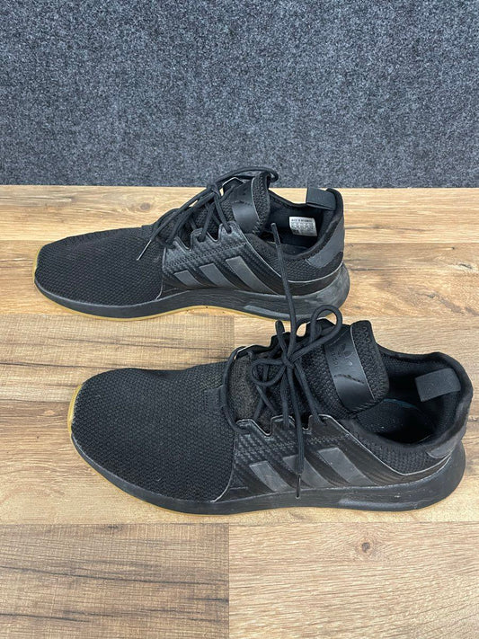 Adidas X_PLR Core Black Gum Lifestyle Running Sneakers Men's Size 10.5